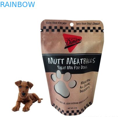 Túi đựng thức ăn cho thú cưng / Túi đựng miếng nhôm bên hông để đóng gói thức ăn cho mèo / thức ăn cho chó / thức ăn cho vật nuôi