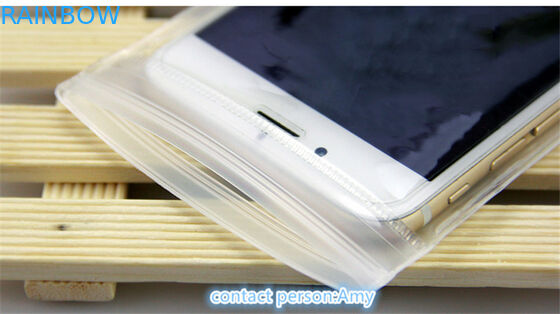 Bề mặt mềm PVC Túi khóa kéo, Túi nhựa EVA Túi đựng bao bì cho iphone
