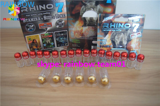 Tăng cường / Capsule Bullet Pill Bao bì vỉ với kích thước đứng