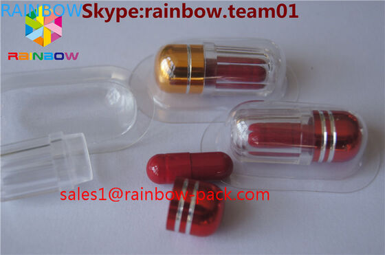 chai nhựa để bán capsul container tinh ranh hình chai màu xanh viên nang hình lục giác và hình bát giác