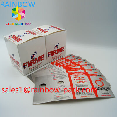 Black Mamba Display Box Thuốc tăng cường tình dục Thuốc đóng gói Thẻ hiệu ứng 3D