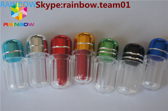 Rhino chai thuốc rỗng để bán chai thuốc tình dục với vòng nắp hình viên nang container bán buôn chai thuốc viên