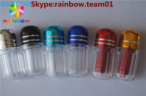 Hộp đựng thuốc viên nang tình dục chai lọ với nắp kim loại