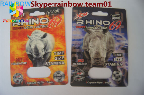 Rhino7 & Rhino 25 hộp chứa dạng viên nang rỗng viên nang nhựa trong suốt viên nang thuốc tình dục chai chứa viên nang thuốc tình dục