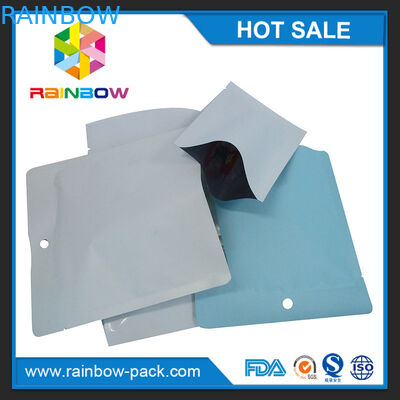 tùy chỉnh mùi bằng chứng nối lại nhôm mylar ziplock túi lớn mùi bằng chứng ziplock nhôm lá túi đen lá ziplock