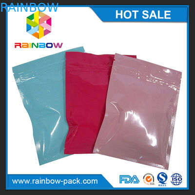 tùy chỉnh mùi bằng chứng nối lại nhôm mylar ziplock túi lớn mùi bằng chứng ziplock nhôm lá túi đen lá ziplock