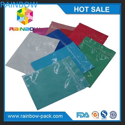 mùi bằng chứng ziplock nhôm lá ziplock túi thuốc nhôm lá kẹp túi kín với dây kéo đầu túi có thể khóa lại