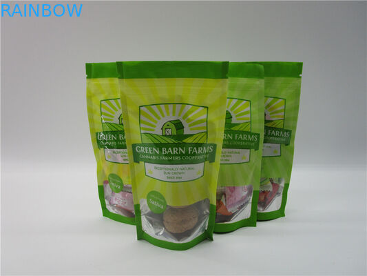 Túi nhựa Ziplock đen Cần sa y tế / Thuốc lá / Thảo dược / Gia vị Đóng gói