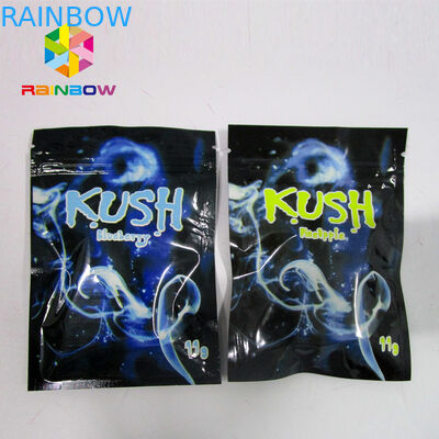 Resealable Spice Herbal Incense Bao bì, túi ziplock mylar One Side Clear