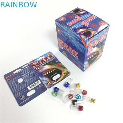 Thị trường Hoa Kỳ Thuốc viên tình dục Giấy vỉ Thẻ Pakcgaing cho Rhino 7 / Rhino 69 / Tiger / Black Mamba Pills