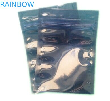 Bạc Zip Khóa Túi chống tĩnh lớn trong suốt / Nửa nylon