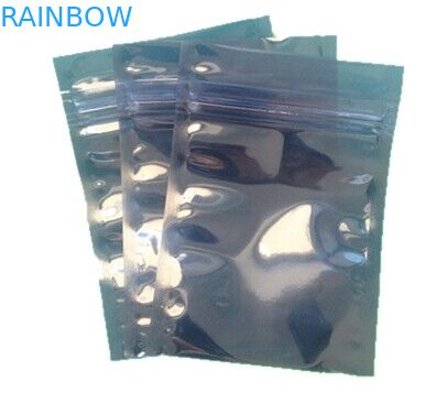 Bạc Zip Khóa Túi chống tĩnh lớn trong suốt / Nửa nylon