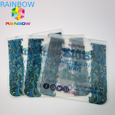 Túi nhựa trong suốt bằng nhựa PVC, Túi đựng đồ bơi bằng nhựa có khóa kéo