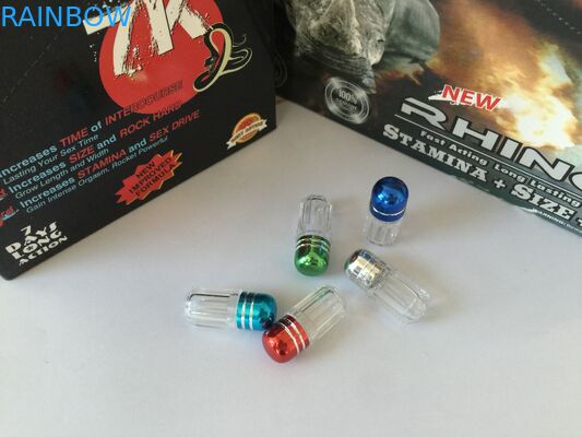 Nắp kim loại Chai nhựa đầy màu sắc cho viên đạn FX 9000 / Rhino 7 / SWAG