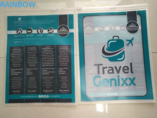 Túi nhựa PVC trong suốt cho đồ bơi / túi nỉ ướt