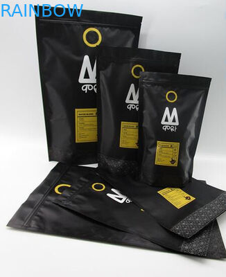 Bán buôn thân thiện giá rẻ đứng lên tùy chỉnh in 250g / 500g / 1kg túi cà phê giấy kraft cho đậu