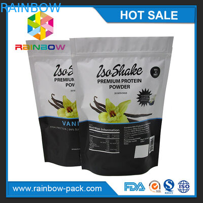 Thực phẩm loại 1kg đứng lên gói whey protein bột đóng gói với ziplock