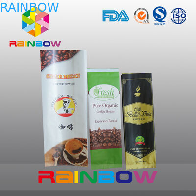12oz White Side Gusset Túi đóng gói cà phê có van / In tùy chỉnh