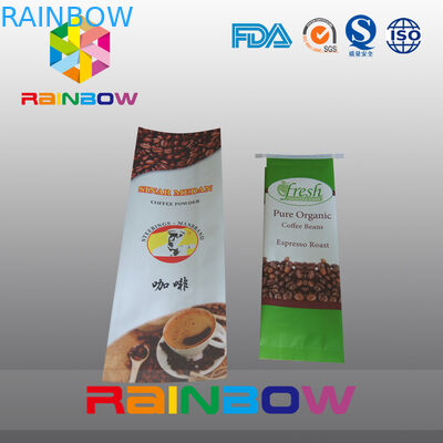 12oz White Side Gusset Túi đóng gói cà phê có van / In tùy chỉnh