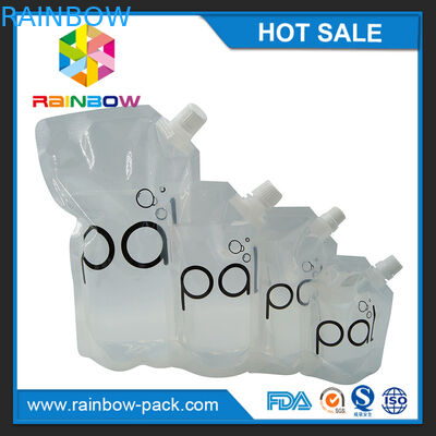 Túi đựng rượu trong suốt 4oz / 8oz / 16oz với vòi miễn phí BPA