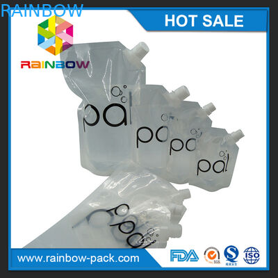 Túi đựng rượu trong suốt 4oz / 8oz / 16oz với vòi miễn phí BPA