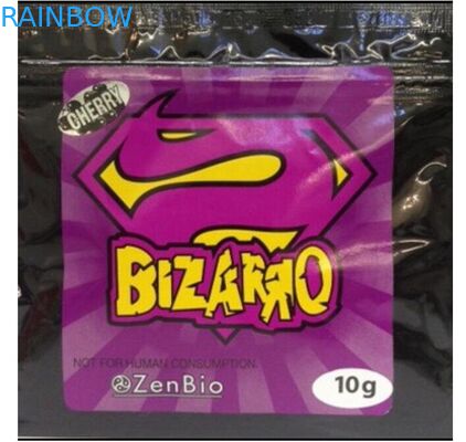 10g Bizarro Thảo dược hương Zip Khóa Túi đứng lên Túi Spout với hương vị khác nhau