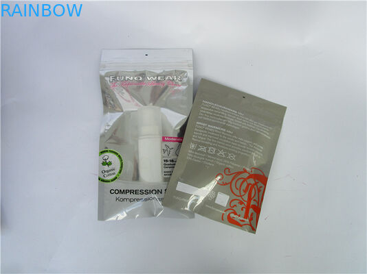 túi niêm phong ba mặt chất lượng cao với túi ziplock / ziplock / túi dây kéo cho đồ lót