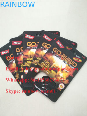 Bán buôn viên thuốc tê giác Mỹ đóng gói vỉ 3D cho hộp đựng viên nang Rhino