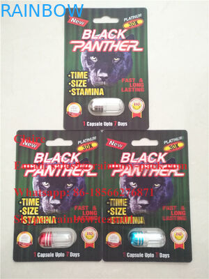 Viên nang tình dục vỉ giấy 3D / Hiệu suất tình dục nam Tăng cường gói thuốc kích dục