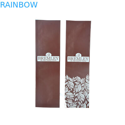 Thực phẩm đáy phẳng Lớp thân thiện với môi trường đứng lên Túi đựng cà phê Van khử khí