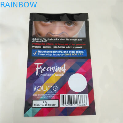 Hạt Cbd Thc Fudge Hạt nhựa chịu nhiệt, Túi nhôm cho Cbd Gummy