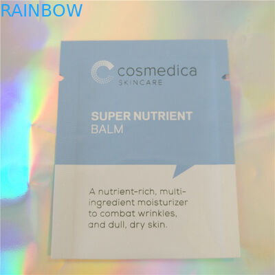 Nhựa Aluminium Túi Bao bì Mẫu Mỹ phẩm Sachet, Ba mặt niêm phong Mẫu mỹ phẩm Sachet