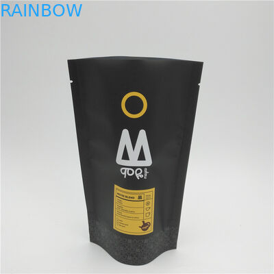 Túi đựng hạt cà phê có thể phân hủy sinh học Ethiopia 500 gram 16 Oz có khóa kéo