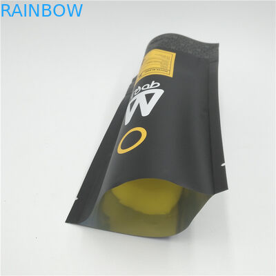 Túi đựng hạt cà phê có thể phân hủy sinh học Ethiopia 500 gram 16 Oz có khóa kéo