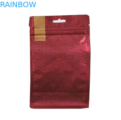 Bán buôn Nhôm Lá Tin Tie Flat Block đáy Cà phê Bao bì có van khử khí 500g 1kg