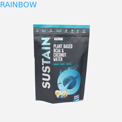 Nhà máy Trung Quốc Heat Heat Hợp chất Logo In ấn Đứng lên Lá tùy chỉnh Thực phẩm Túi trà Cà phê Túi 1kg 500g Với Zipp