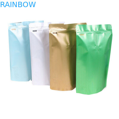 Túi đựng cà phê Matt rang cà phê tùy chỉnh Túi đứng lên Túi nhôm Túi đựng cà phê 250g có van