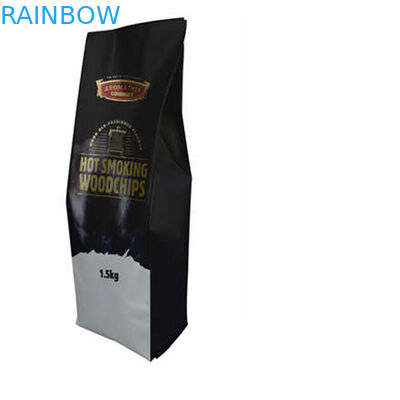 Tùy chỉnh 250g 500g 1kg khối vuông đóng gói hạt cà phê ziplock đáy phẳng