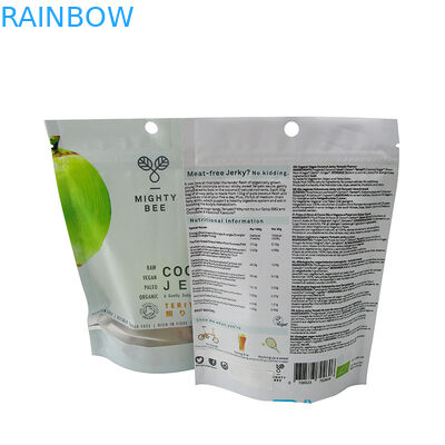 Túi nhựa in tùy chỉnh Bao bì Lá nhiều lớp Mylar Ziplock Túi đựng kẹo