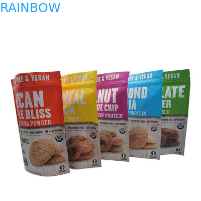 Stand Up Zipper Bag Túi nhựa Bao bì cho Chocolate Chip Cookies Bánh quy