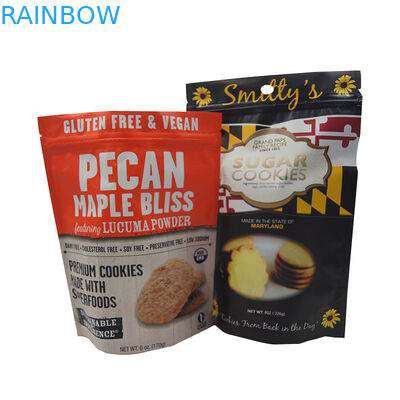 Stand Up Zipper Bag Túi nhựa Bao bì cho Chocolate Chip Cookies Bánh quy