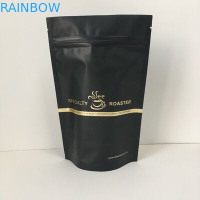 Nhãn hiệu riêng Logo vàng Lá nhôm lót túi nhựa Túi bao bì có van