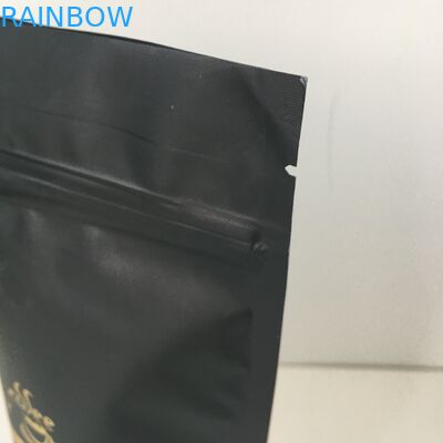 Nhãn hiệu riêng Logo vàng Lá nhôm lót túi nhựa Túi bao bì có van