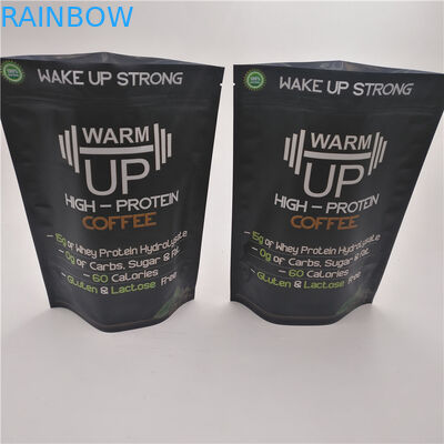 Cấp thực phẩm Tái sử dụng Đứng lên Túi nhựa Bao bì Lá cà phê Túi 250g 500g 1kg