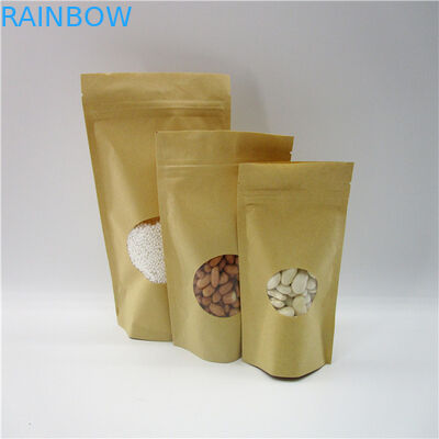 Túi giấy hình oval tùy chỉnh / Bao bì bột gạo Protein