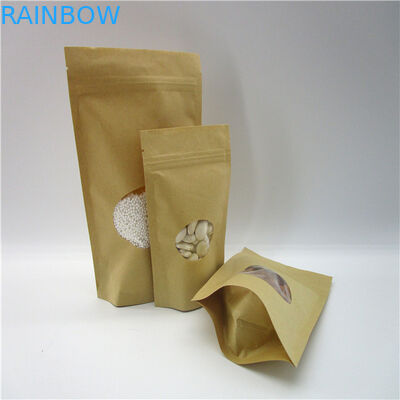 Túi giấy hình oval tùy chỉnh / Bao bì bột gạo Protein