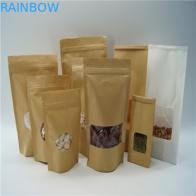 Túi giấy hình oval tùy chỉnh / Bao bì bột gạo Protein