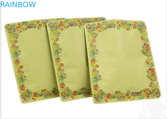 Gold Crystal Ba mặt túi nhựa kín cho mặt nạ mắt / mặt, thân thiện với môi