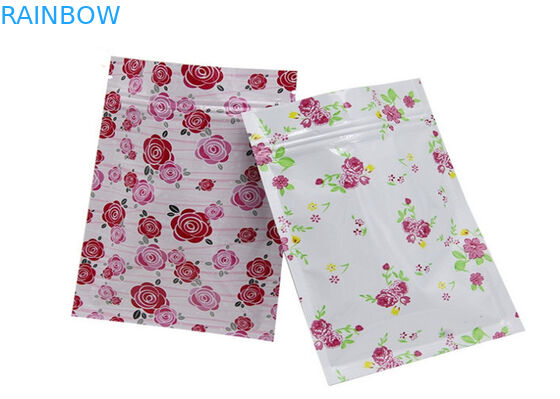 Gold Crystal Ba mặt túi nhựa kín cho mặt nạ mắt / mặt, thân thiện với môi