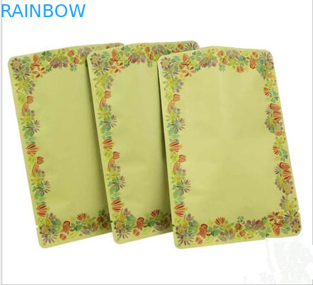 Custom Black Three Side Seals mẫu bao bì mỹ phẩm cho kem